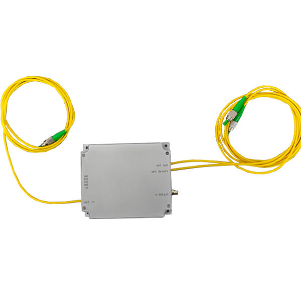 Pulsed EDFA erbium-doped fiber amplifier, C-band, commonly used after the acousto-optic modulator to achieve the amplification of pulsed optical signals, common in distributed fiber optic sensing systems, LIDAR and other applications.