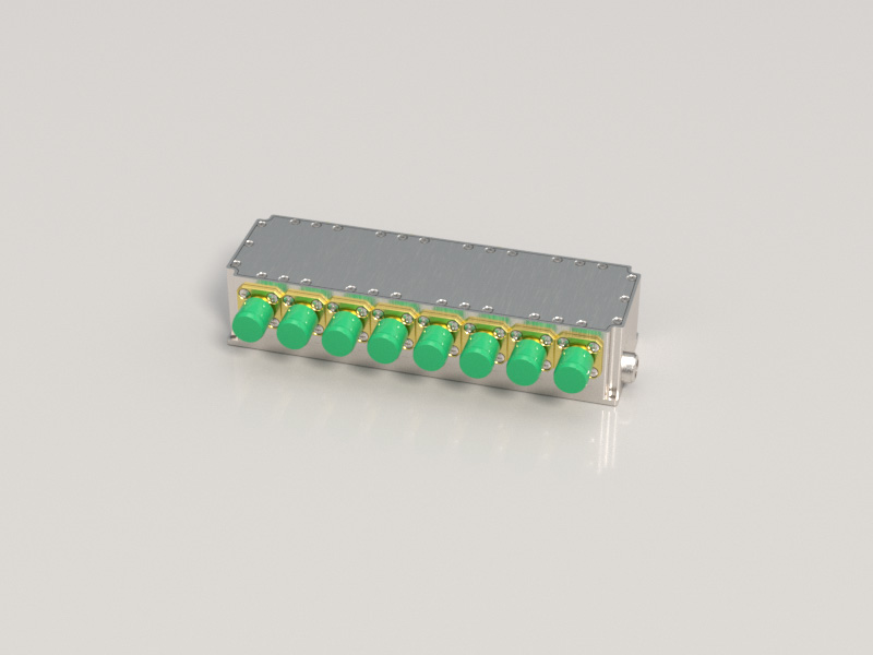 One photodetector module with 4/8/12 channels, compact size, easy integration, customized parameters