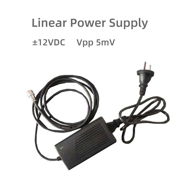 PN12 high precision regulated linear power supply ±12VDC, voltage ripple Vpp 5mV, suitable for powering photodetectors and other precision instruments.